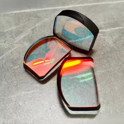 1pc Length 23.8mm Width 17mm Thickness 5.2mm Lens Red Point Scope Optical Glass Lenses Coating Red P