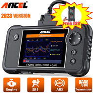 ANCEL FX2000 เครื่องสแกน OBD2 ABS/Engine/SRS/Transmission เครื่องมือวินิจฉัยรถยนต์ 4 ระบบ เครื่องมือ