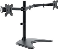 VIVO Dual Ultrawide Monitor Mount, Free-Standing Desk Stand for 2 Screens up to 38 Inches, Heavy-Dut