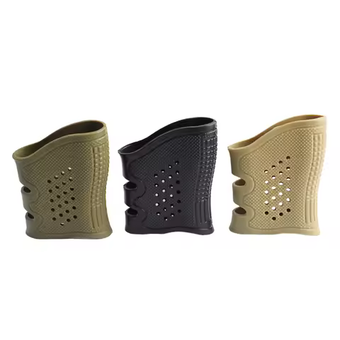 &Tactical Pistol Airsoft Rubber Grip Cover Anti Slip Glove for Glock G17 19 20 21 22 23 31 32 G34 G4