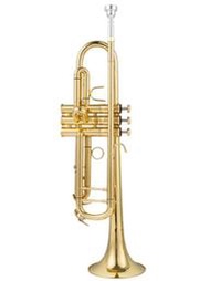 YAMAHA雅馬哈雅馬哈YTR小號樂器調B初學考級2335S國產-黃銅降