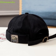 SHEER Men Women Skullcap, Cotton Dome Brimless Hat , Fashion without Visor Docker Cap Solid Color Me