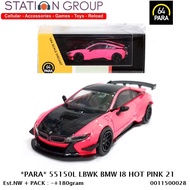 PARA 55150L LIBERTY WALK bmw I8 HOT PINK 1-64 - DIECAST