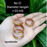 Brown carved ring size 21 kokka kaukah