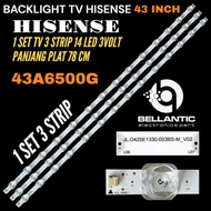 HISENSE 43 INCH LED TV BACKLIGHT 43A6500G HISENSE LED TV BACKLIGHT