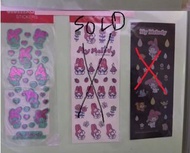 Sanrio stickers - My Melody 舊版貼紙
