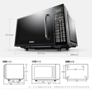 [NEW!]Microwave Oven Convection oven Micro Oven All-in-One Machine Household20LTablet Small and Lightweight Appointment700WUpgraded Computer VersionDG(B0) Black