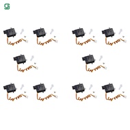 [lawrence_nehemiah.]10X 1.9G Plastic Servo for  V966 V911S V977 V930 V931 XK K110 K124 A600 A430 A80