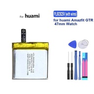 For huami AmazFit GTR 47mm Watch PL502625V (with wires) Battery 410mAh