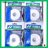 YONEX Wet Super Grip Tape (5 rolls) Replacement White Set of 4 AC102-5-011