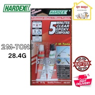 HARDEX HE-205   5 Minute Clear Expoxy Compound / Gam 2 Ton/Gum 2 TON/Hardex Adhesive