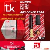 Japan Quality Honda City T9A TMO Jazz T5A HRV BRV Rear Absorber Cover + Mounting + Shaft Bush