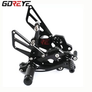 CNC Adjustable Rearset For Kawasaki ZX10R ZX-10R ZX 10R 2004-2005 Motorcycle Foot Pegs Rest Footpegs