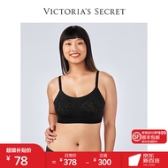 维多利亚的秘密（Victoria\'s Secret）小雏菊老花蕾丝返定杯固定薄杯无钢圈文胸内衣Ⅲ 54A2黑色 11216630 M