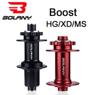 Bolany hub mtb hub ，thru axle，6 Pawls，110x15，148x12，HG/XD/MS Hub，NBK bearing，mtb hub 32 hole