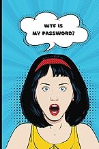 Comic Password Book, Alphabetical Order A-Z, Suitable for Home and Office, Personal Internet Passwor