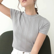 GREYSCALE T92- Super Soft Knit T-shirt (9 Colors) *ผ้าบาง-นุ่ม*