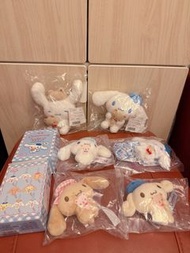 日本 Sanrio 玉桂狗 抱抱小熊 巴黎街頭 啤啤熊  泰迪熊 貝雷帽 毛公仔 掛件 掛飾 吊飾 髮圈 盲盒 Cinnamoroll Mocha