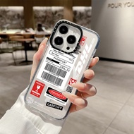 DHL Logistics Label Lost And Found Wireless Magnetic Charging Case Compatible For IPhone 11 12 13 15