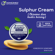 sulphur cream/cream/eczema/ekzema/ekzema kering/kudis kering/krim/remedi/semulajadi/natural/homeopat