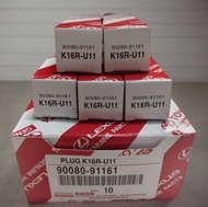 หัวเทียน  K16R-U11 90080-91161  แพค 10 ชิ้น