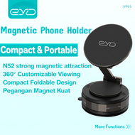 EYD VP05 360° Degree foldable Vacuum Suction Cup Magnetic Mobile Phone Car Navigation car phone hold