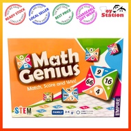 ORIGINAL Math Genius Malaysian Mathematics Board Game Set by Empire Games for Kids / Mainan Minda Ma