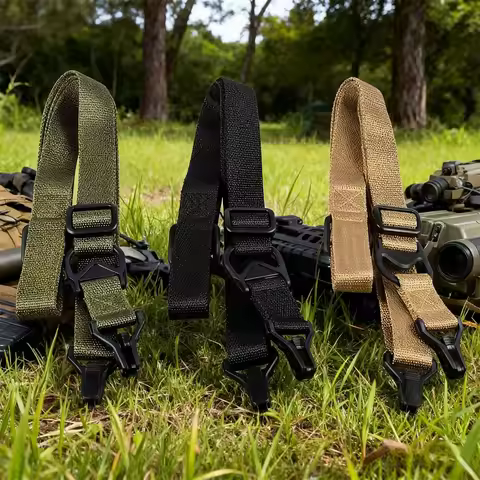 MS3 Tactical Rifle Slings Nylon Gun Strap Metal Safety Straps For HK416 Accessories