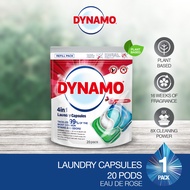 DYNAMO 4in1 Plant Based Laundry Capsules Refill Pack 20 Pods