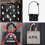 APC Sou Sou Mastermind Japan Bape A Bathing Ape Tote bag Shoulder 袋 包