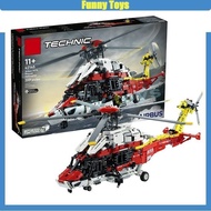 Mechanical Set Airbus H175 Rescue Helicopter 42145 Model Building Block Toys (2000+/PCS) Suitable fo