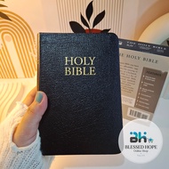 KJV HOLY BIBLE ENGLISH BONDED LEATHER COMPACT LARGE PRINT RED LETTER GOLD EDGE 1611 KING JAMES