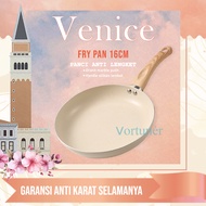 Vortuner WOKEN FRY pan 16 cm venice baby frying pan mpasi marble non-stick frying pan