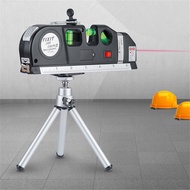 Laser Level Horizon Vertical Measure 8FT Aligner Standard and Metric Rulers Multipurpose Measure Level Laser