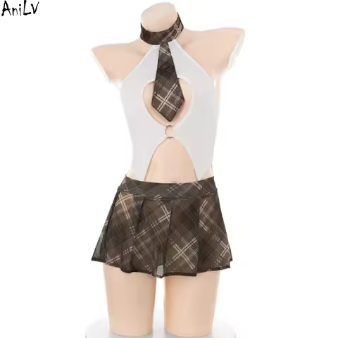 AniLV Japanese School Student Uniform Anime Girl JK Outfits Cosplay Costume