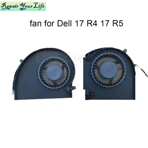 DC5V Notebook CPU GPU Cooling Fan For Dell For Alienware 17R4 17R5 P31E ALW17C 0K2PKV 04RFW1 MG75090