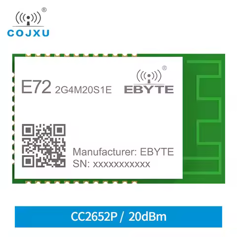 CC2652P Zigbee 3.0 2.4GHz Wireless Module 20dBm Long Range 700m ARM MCU SMD BLE 5.0 SOC Transmitter 