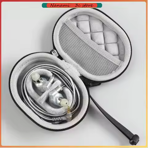 HiFi Earbud Headphones Hard Shell IEM Carrying Case for Sony IER-Z1R M7 M9 Shockproof Portable Stora