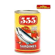 555 Sardines In Tomato Sauce With Chili Hot 155g Filipino Favorite