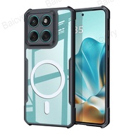 Casing  For Motorola Moto G75 G86 G56 G100 Pro G66J G66Y Anti-Drop Acrylic Protective Cover With Mag