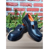 Kleva women's safety shoes, genuine cowhide, steel toe, women's chef shoes, hotel shoes