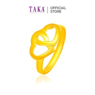 TAKA Jewellery 916 Gold Ring Hearts