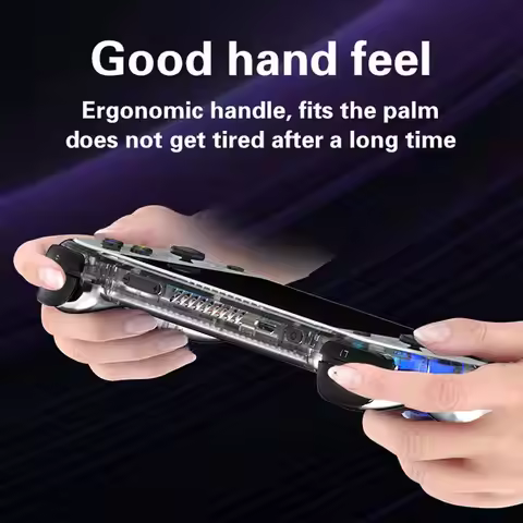 A1643Z H55 Retro Video Handheld Game Console 5.5inch HD IPS Screen Dual Hall Joystick Game Player Su