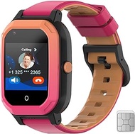 FEKIDO Wonlex GPS Smart Watch for Kids, 4G Smartwatch with SIM Card, 1.4" Phone Watch with Video Calls, Voice Chat, SOS, Camera, Pedometer, Alarm, Games for Boys Girls Aged 3-12 Years Old(KT20pink)