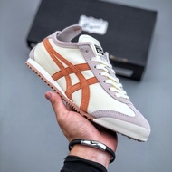 Onitsuka Tiger MEXICO 66 White Orange Retro Casual SPorts Sneakers Running Shoes For Men And Women
