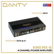 DANTY KING MX-2 | 4 Channel Power Amplifier | Original DANTY Car Amplifier 4CH Power Amp 4 Channel A