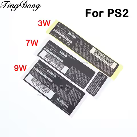 2/5/10PCS For PS2 3W 7W 9W Host Seal Sticker Label For PS2 70000 90000 30000 Controller Stickers Ski