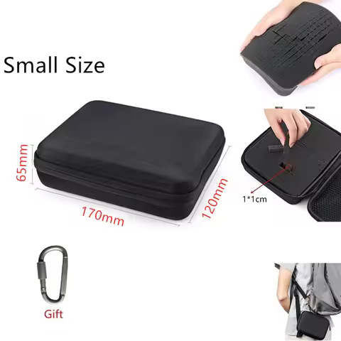 Small Size Protective Carrying Storage Case for Osmo Action Camera for GoPro Hero 12 11 10 9 8/7/6/F