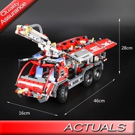 Lepin 20055 Decool Technic Building Blocks The Rescue Fire Vehicle Model Bricks Mechanical Car Toys