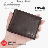 BAELLERRY D3068 Men's RFID Protect Folding Wallet Made of Premium PU Leather BAEOS【0120】